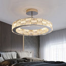 Modern crystal LED ceiling light