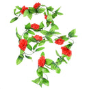Artificial wisteria garland for floral and festive decoration