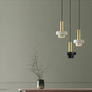 Decorative marble LED pendant light for various spaces