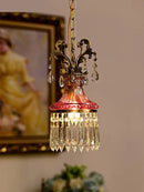 French retro crystal pendant for a luxurious atmosphere