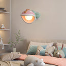 Children's resin wall light with LED for kids' room