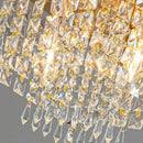 Modern bohemian style wooden LED surface mounted ceiling light