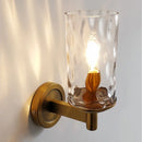 Modern glass wall light for elegant interior decor