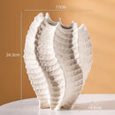 ceramic vase abstract craft for floral decoration