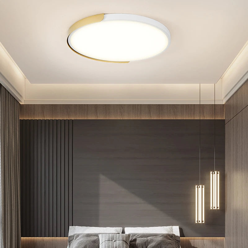 Simple LED three-proof round ceiling light for home