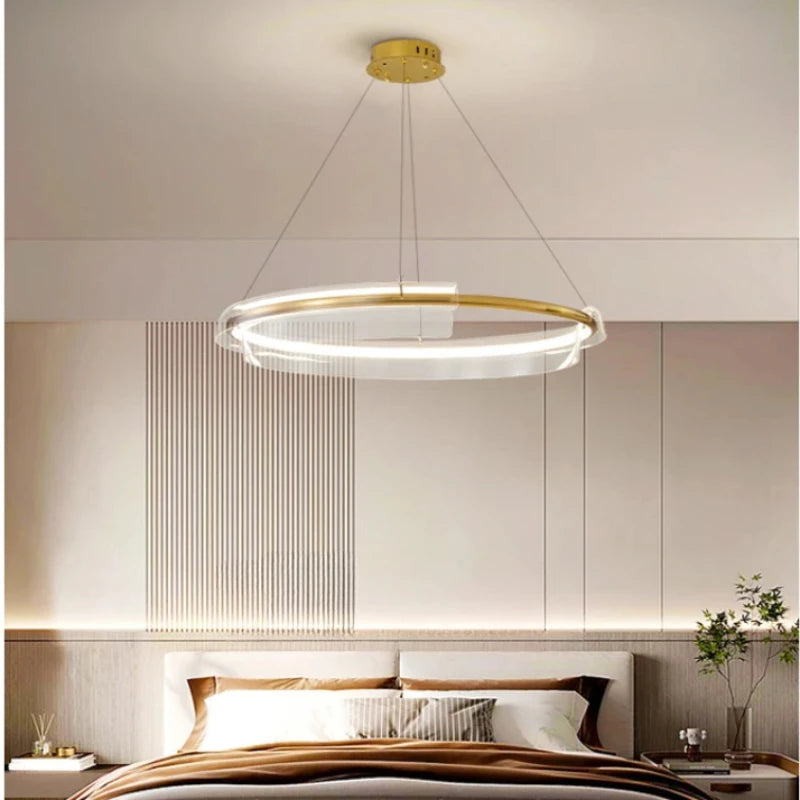 Elegant and modern LED pendant light for interior decoration