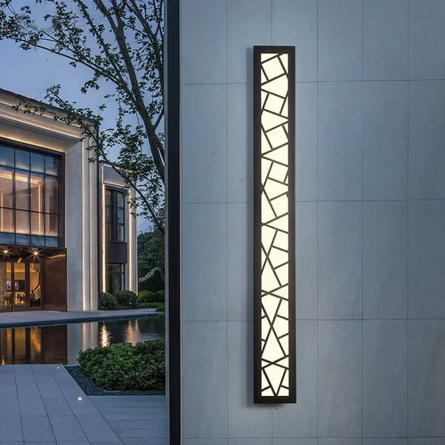 Chinese style LED wall light warm light 3000K acrylic metal - vue 2 sur 11