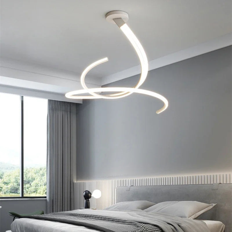 Modern creative LED ceiling light for interior decoration - vue 4 sur 10