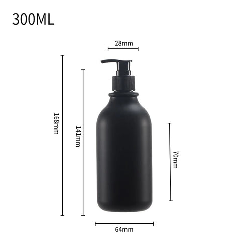 refillable pump bottle for shampoo and shower gel