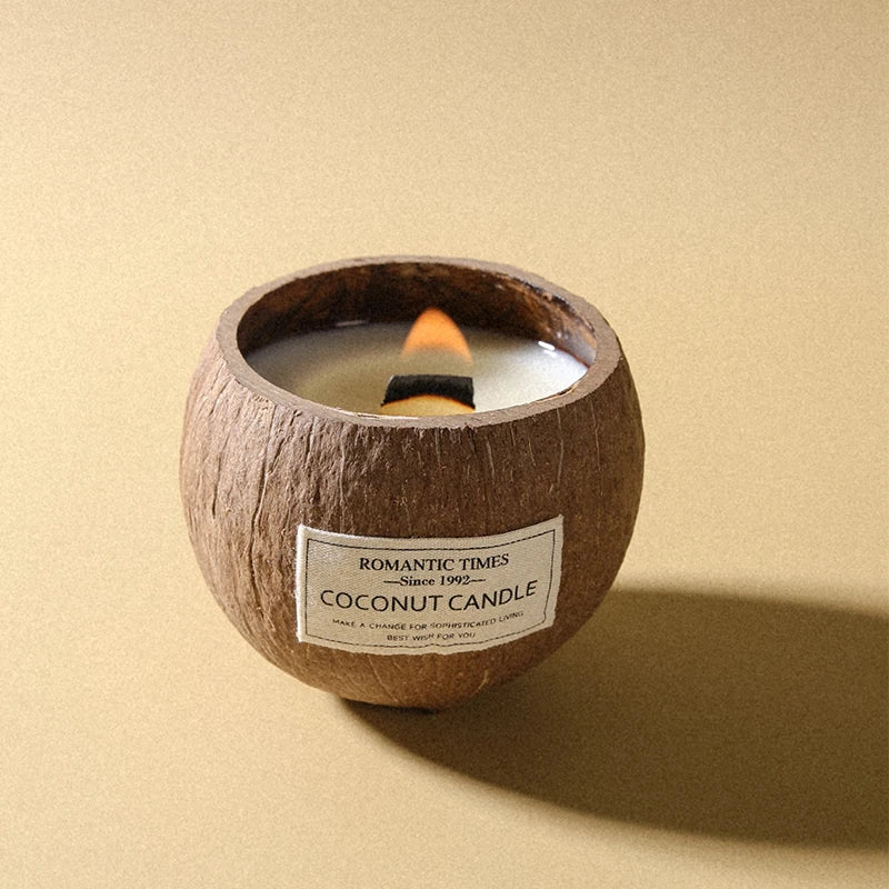 coconut scented candle gift set Christmas souvenir - vue 4 sur 20