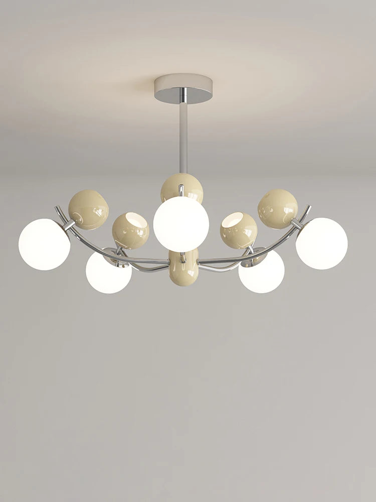 Creative LED chandelier for modern children's room decor - vue 5 sur 12