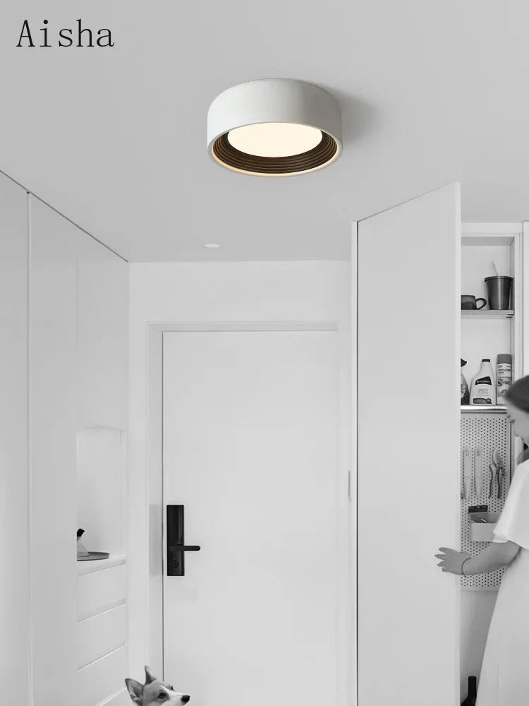 Italian minimalist LED ceiling light modern design for interior decor