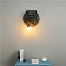 Modern gorilla resin art deco LED wall light