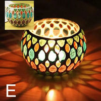 Moroccan votive candle holder for elegant home decor