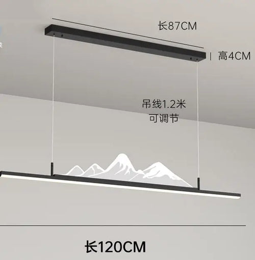 Chinese style chandelier for restaurant and office mountain