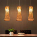 Chinese style hand-woven bamboo chandelier