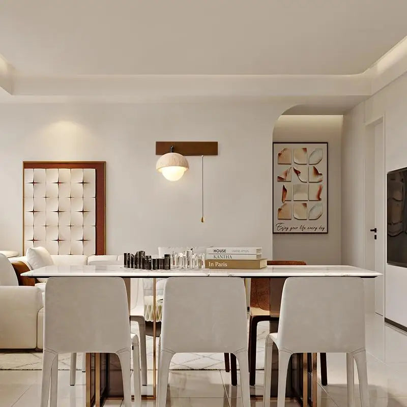 Creative wall light with switch and adjustable lighting angle - vue 4 sur 8