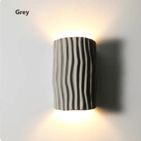 Nordic artistic atmosphere LED resin grille lamp retro