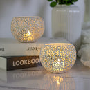 Creative retro metal candle holder for party and wedding decor