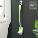 Double-sided toilet brush for effective cleaning