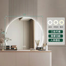 artistic makeup mirror with creative wall light