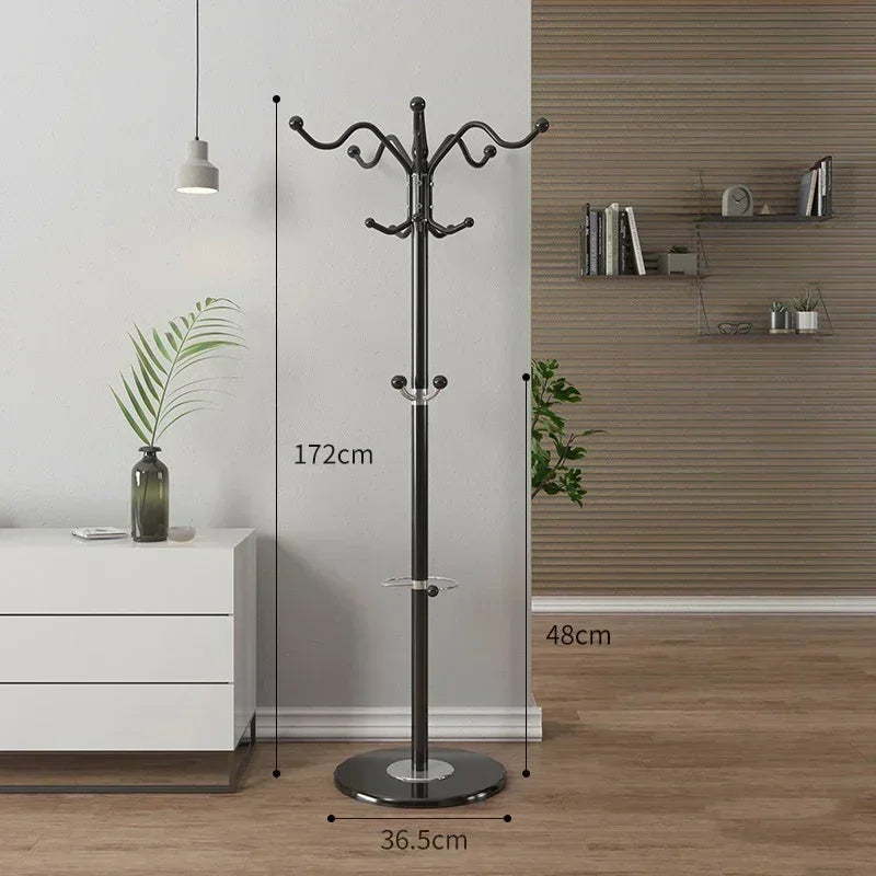 modern metal wall coat rack tree design for children