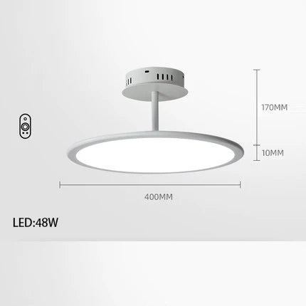 Minimalist dimmable decorative LED pendant light