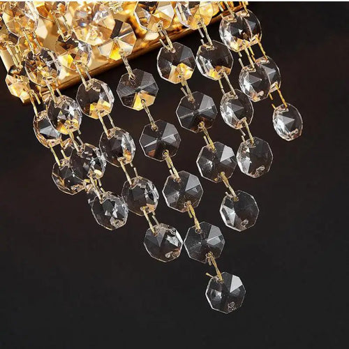 Modern crystal wall light nordic luxury for elegant interiors - vue 7 sur 7