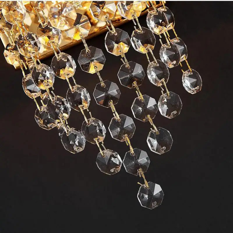 Modern crystal wall light nordic luxury for elegant interiors - vue 6 sur 7