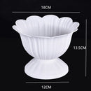 Roman plastic flower pot retro romantic style for events
