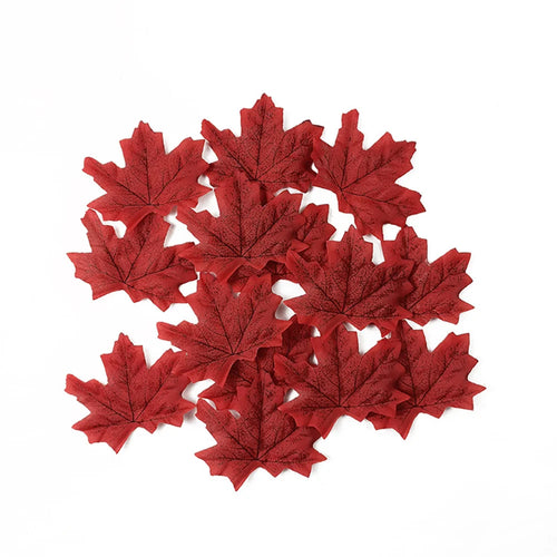 Set of 50 maple leaf decorations for parties and events - vue 12 sur 14
