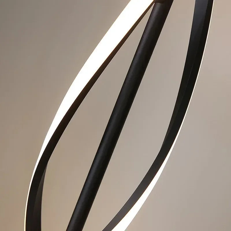 Vertical LED floor lamp desk light foom decor bedroom - vue 5 sur 10