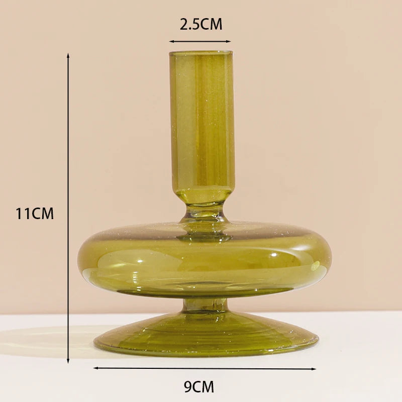 European glass candle holder for decoration and weddings - vue 30 sur 30
