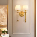 Nordic style decorative copper LED wall light for loft