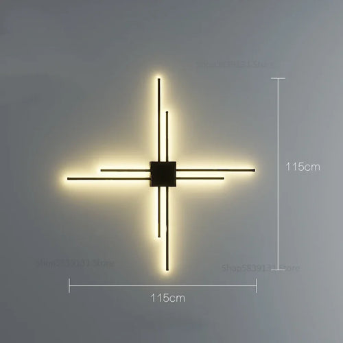 Modern creative wall light for stylish interior decor - vue 17 sur 22