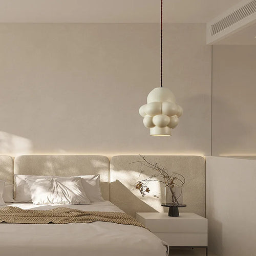 Wabi sabi style nordic LED chandelier for bar and restaurant - vue 6 sur 10