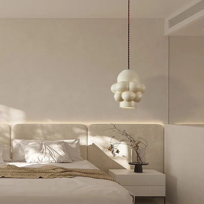 Wabi sabi style nordic LED chandelier for bar and restaurant - vue 6 sur 10