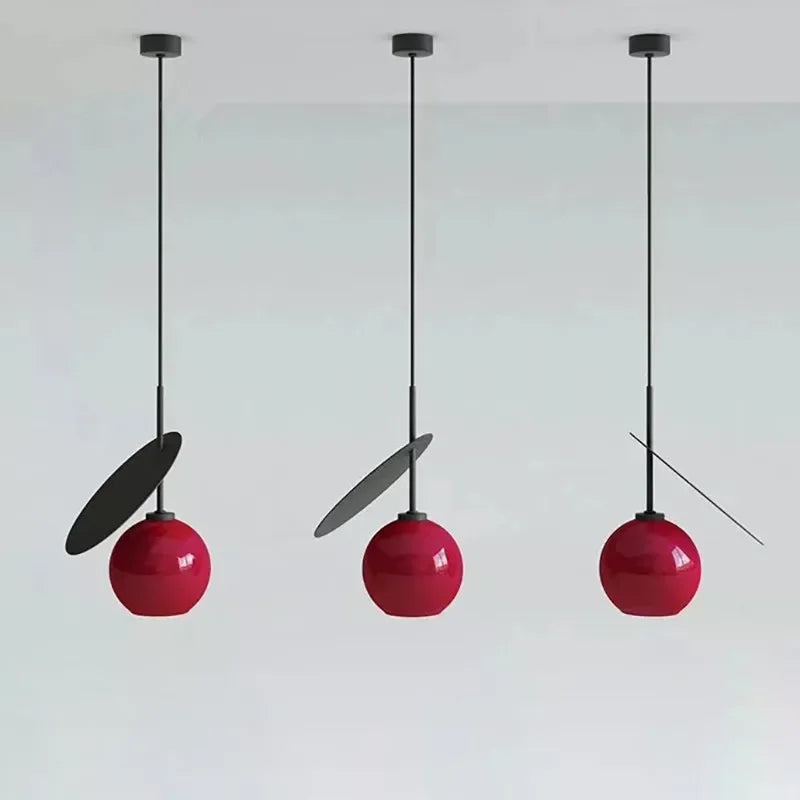 Modern glass pendant light for creative interior decoration