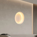 creative moon plaster lamp for wall decoration