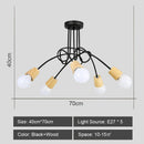 Modern sputnik chandelier industrial style for elegant interiors