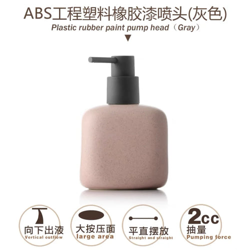 ceramic bottle for portable soap and shower gel - vue 19 sur 21