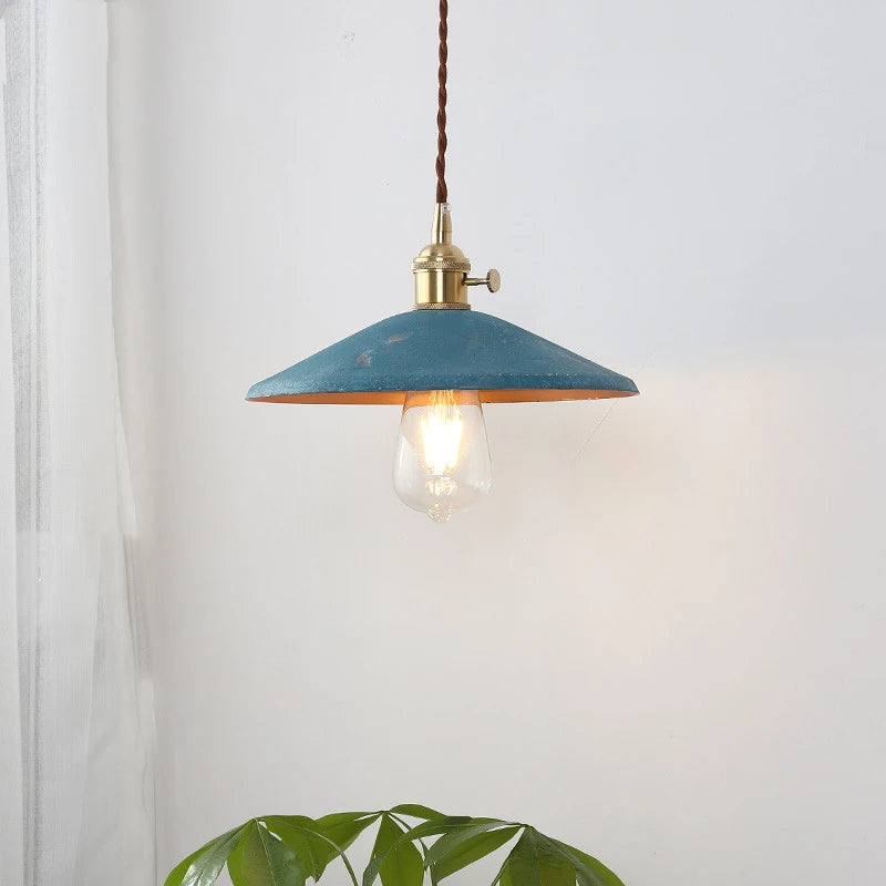 Retro iron pendant light for modern interior decor