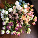 Silk peony bouquet for wedding decoration