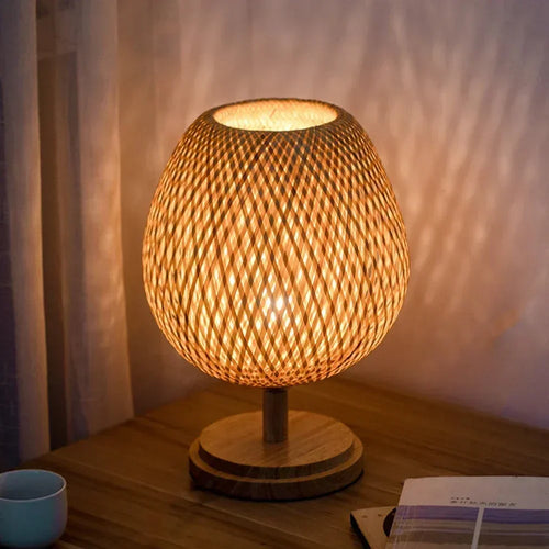Eye-Caring Bedroom Bedside Night Light Retro Desk Lamp Reading Light Home Decor, Unique Handicraft House Warming Gift - vue 5 sur 8