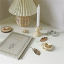ceramic candlestick for decoration and jewelry holder