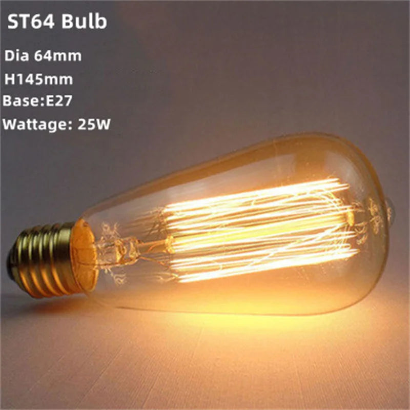 Vintage DIY bulb pendant light for creative decor