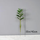 Artificial ficus and zamioculcas plants for indoor decoration