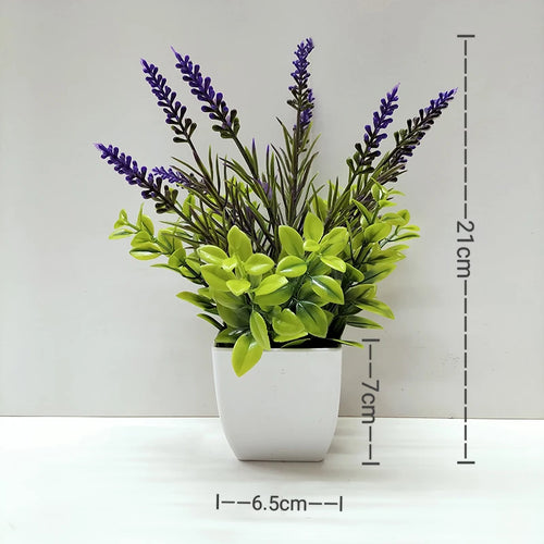 Artificial potted plant for office and garden decoration - vue 41 sur 45