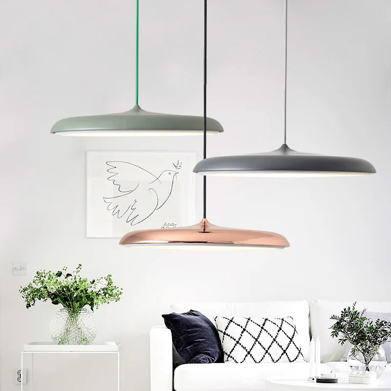 Modern minimalist LED chandeliers for bar and table