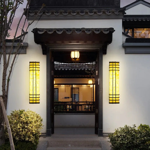 Chinese waterproof outdoor wall light for decorative garden - vue 5 sur 14